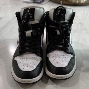 Nike Air Black and White High Tops